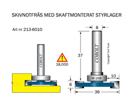 Skivnotfräs L6 F10 D36 S8