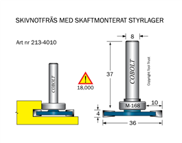 Skivnotfräs L4 F10 D36 S8