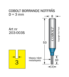 Notfräs D3 L10 TL53 S8